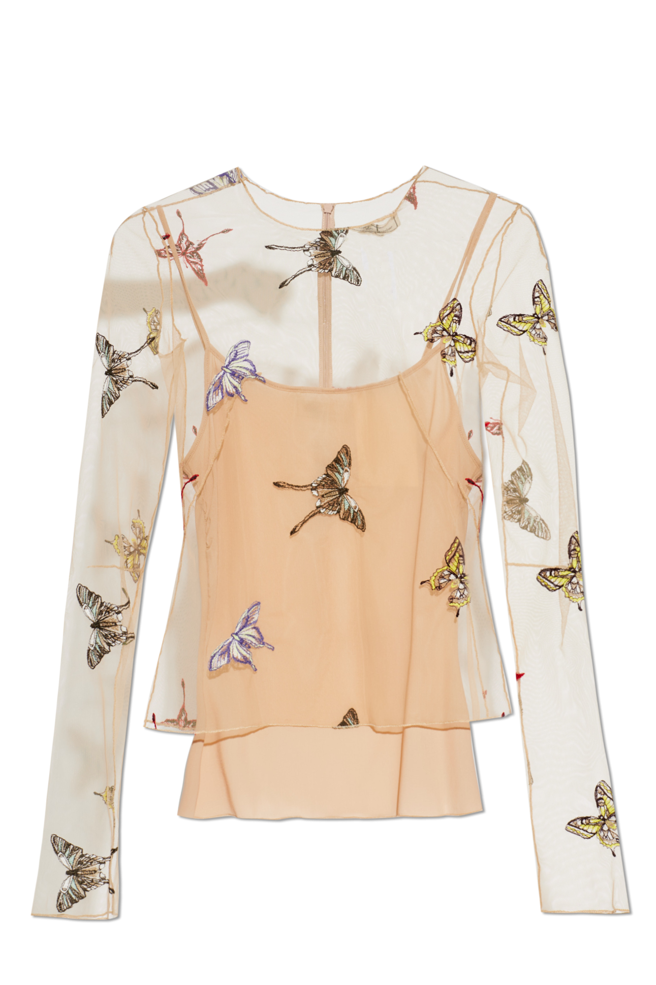Blumarine Butterfly print tie-up top | Women's | Vitkac